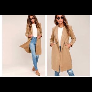Lulus Camel Jacket